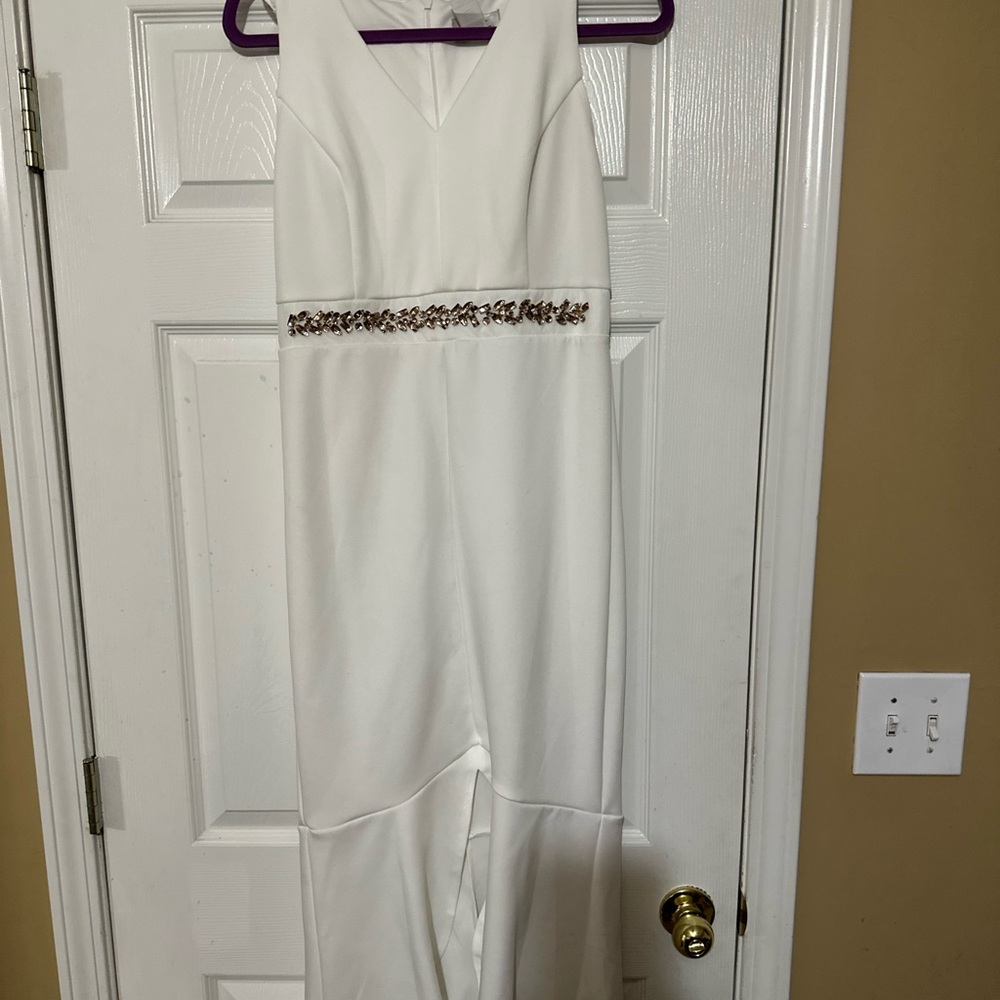 Sweet Storm Asymmetrical Off white/ Cream Dress